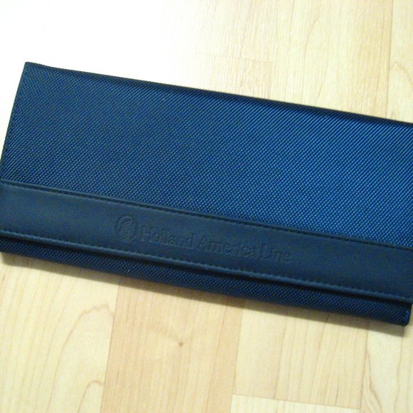 Holland America Cruise Line Blue Ticket Wallet - Picture 1 of 10